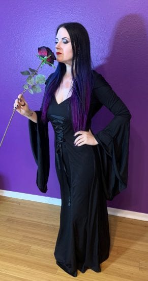 Channel Gothic Elegance with my Morticia Addams Tutorial