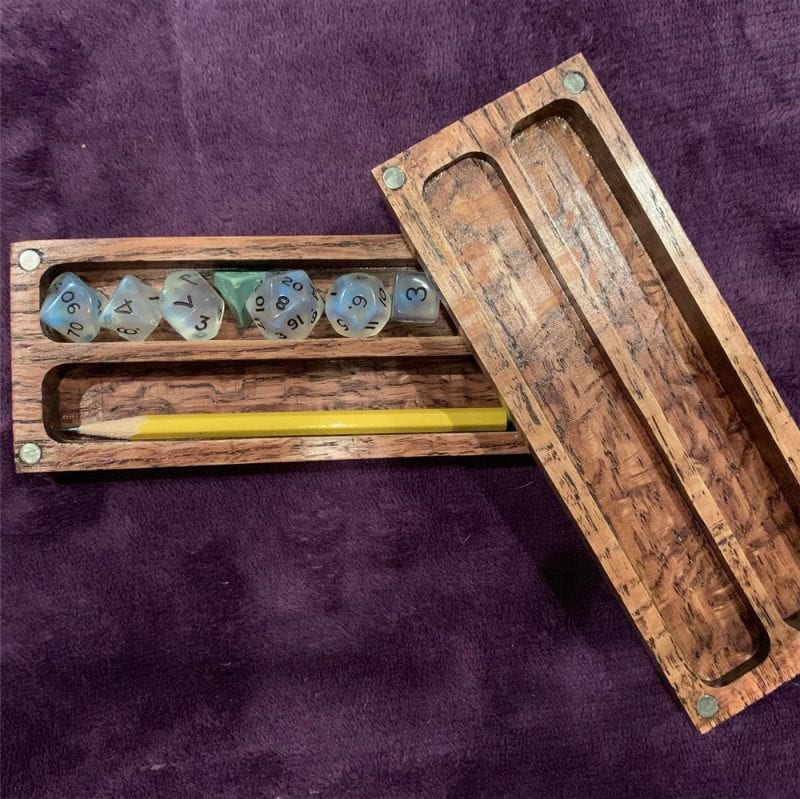 Monk and Scholar Dice Box