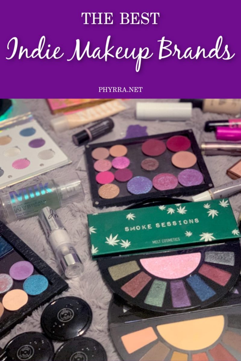 Best Indie Makeup Companies according to Phyrra