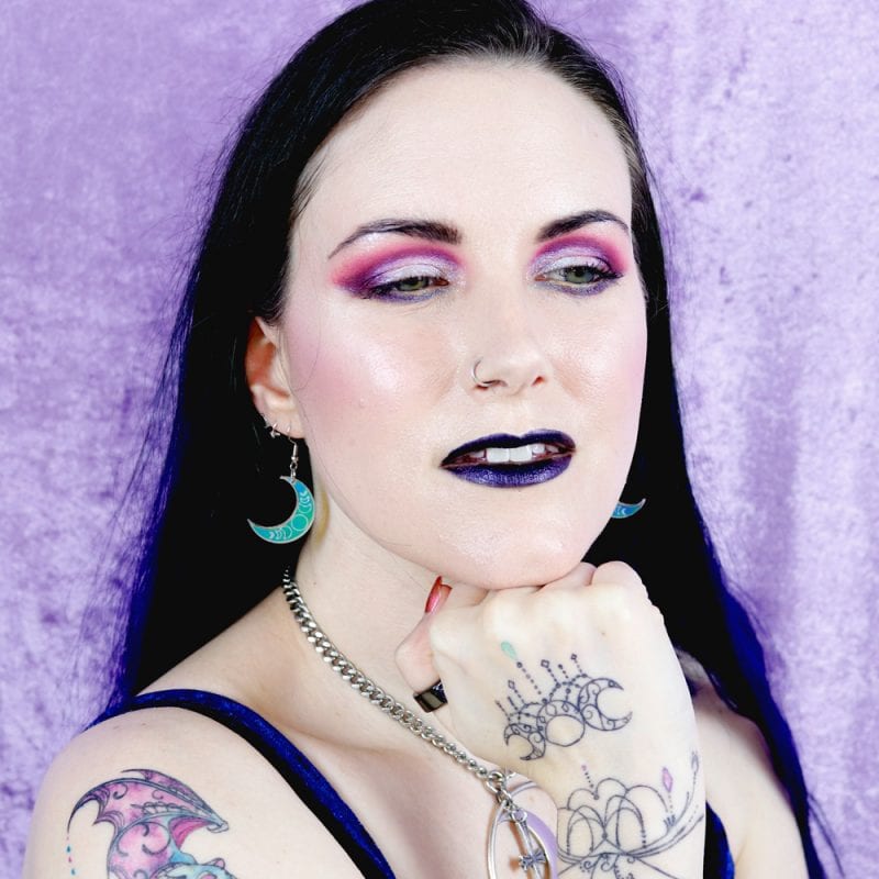 Courtney is wearing Impulse Witchful Thinking lipstick