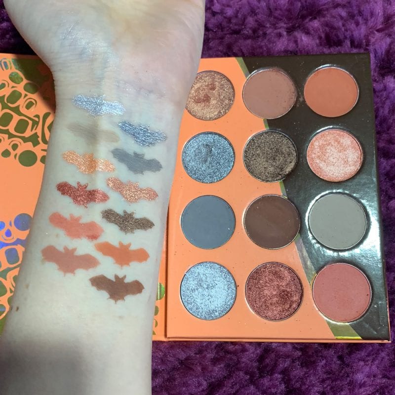 nubian eyeshadow palette swatches