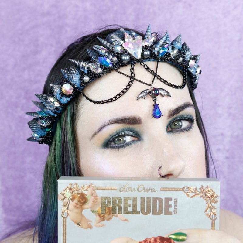 LimeCrime Prelude Chroma Tutorial for Hooded Eyes