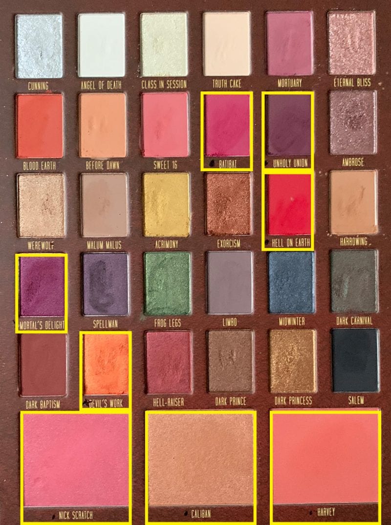 Nyx Chilling Adventures of Sabrina Spellbook Palette