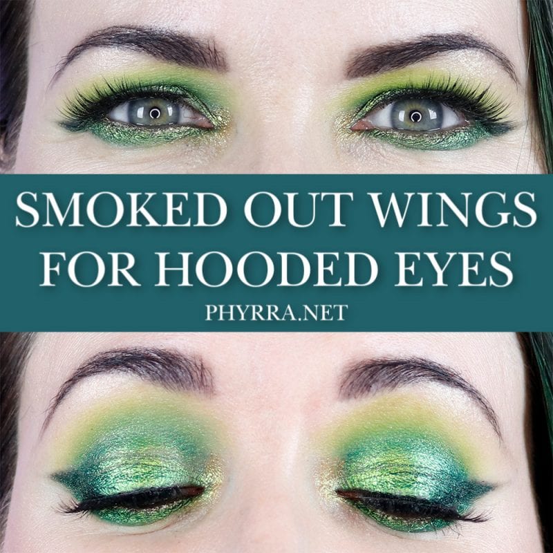 Smoked Out Wings for Hooded Eyes