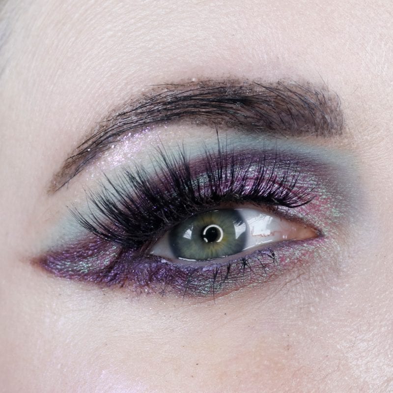 Black Moon Immortal and Abracadabra with Fyrinnae Alpenglow and Milani Peacocking with Makeup Geek Ava lashes