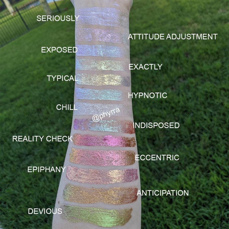 Kristen Leigh Glimmer Gels Swatches