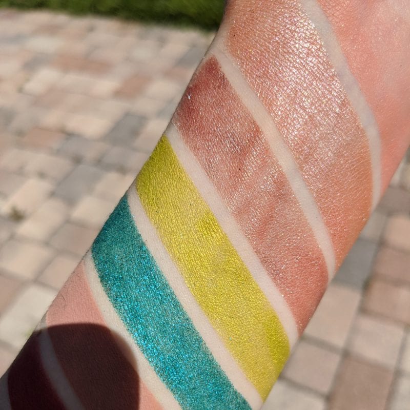 Sugarpill Capsule Collection C2 Palette swatches