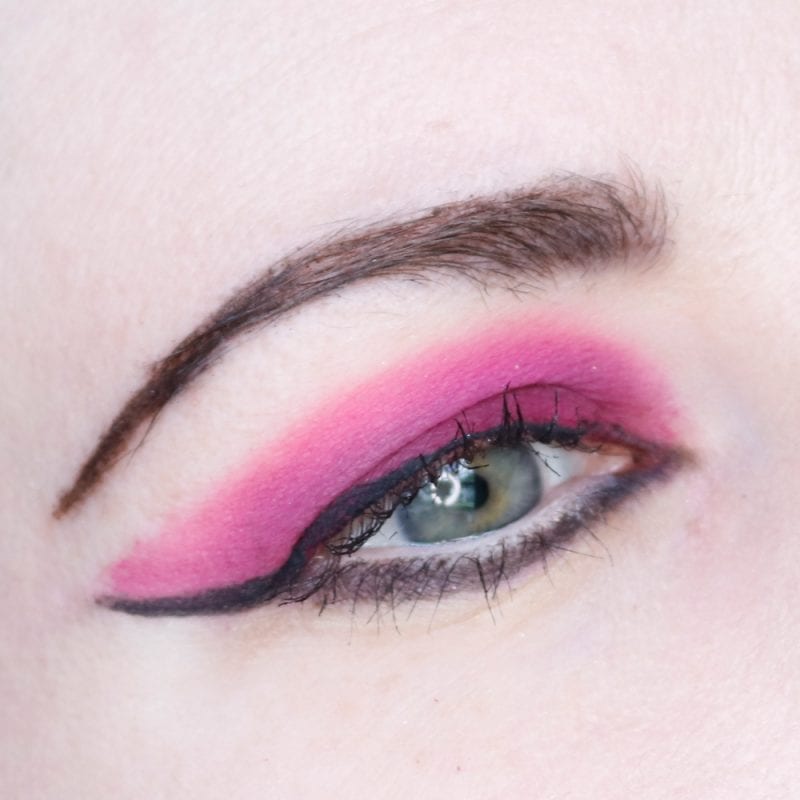 World Goth Day Makeup Look - Nabla Wild Berry, Sugarpill Melody, Viseart Hot Pink