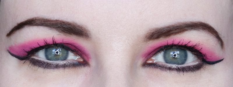 World Goth Day Makeup Look - Nabla Wild Berry, Sugarpill Melody, Viseart Hot Pink