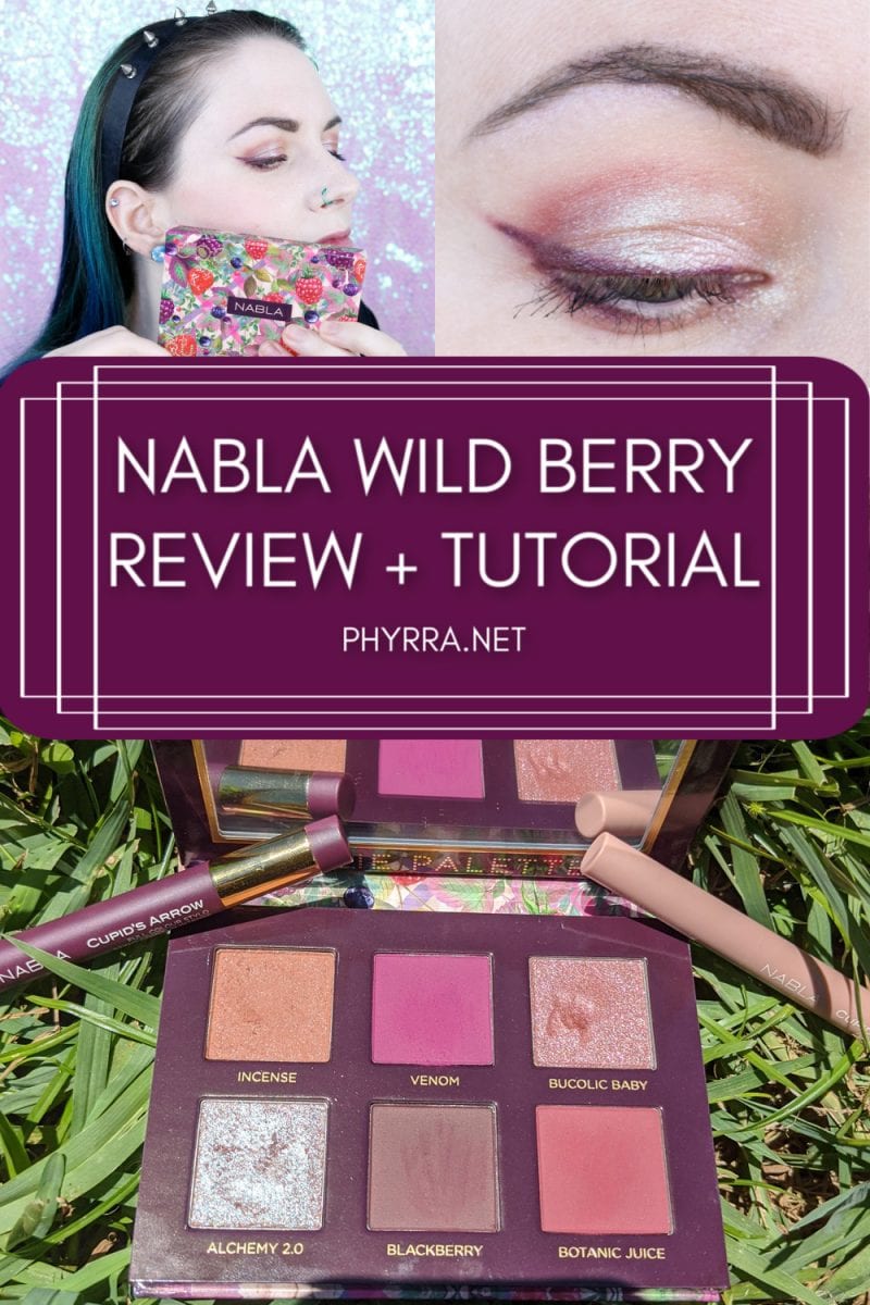 Nabla Wild Berry Palette & Cupid's Arrow Demo & Tutorial