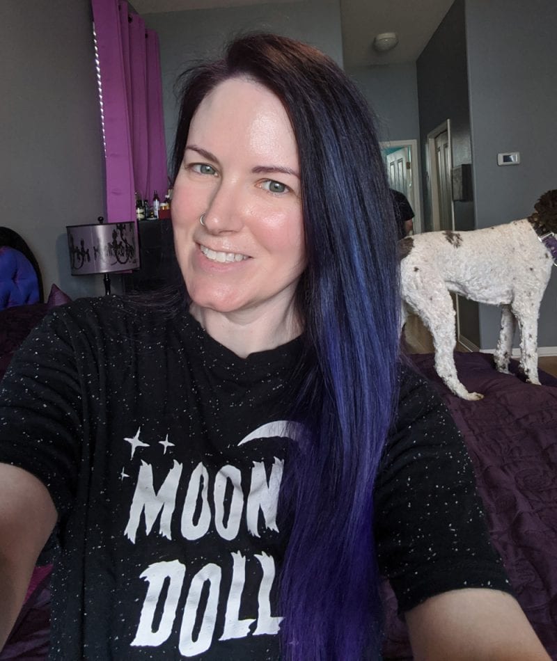 Midnight Purple Hair