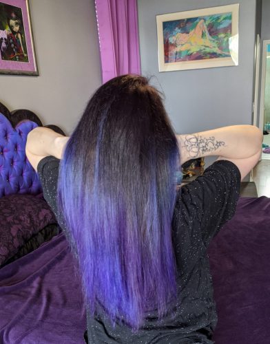Midnight Purple Hair