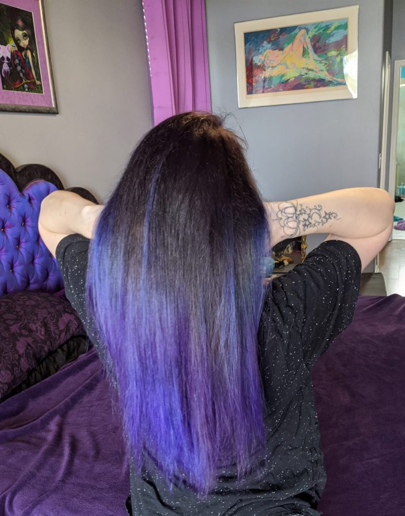 Midnight Purple Hair