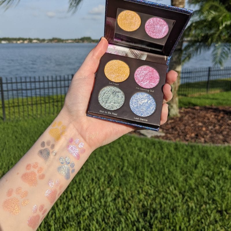 Nomad Cosmetics Studio 54 Discoshadow and Discolighters Collection Swatches