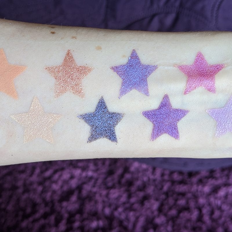 Urban Decay Naked Ultraviolet Palette swatches