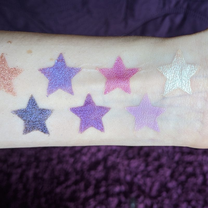 Urban Decay Naked Ultraviolet Palette swatches