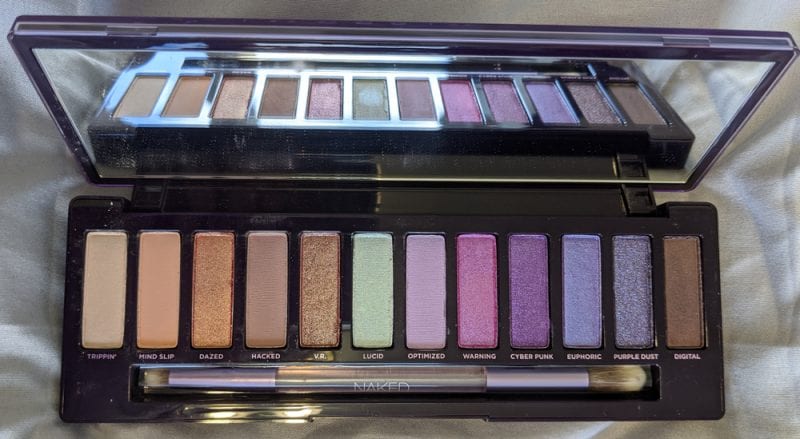 Urban Decay Naked Ultraviolet Eyeshadow Palette SWATCHES 