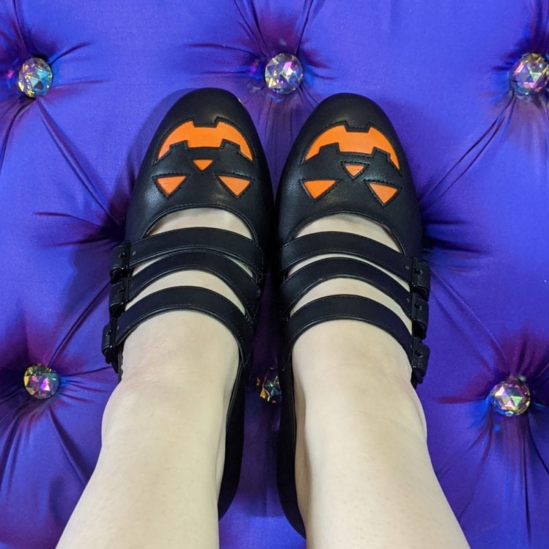 Strange Cvlt Eloise Jack 'o Lantern Heel