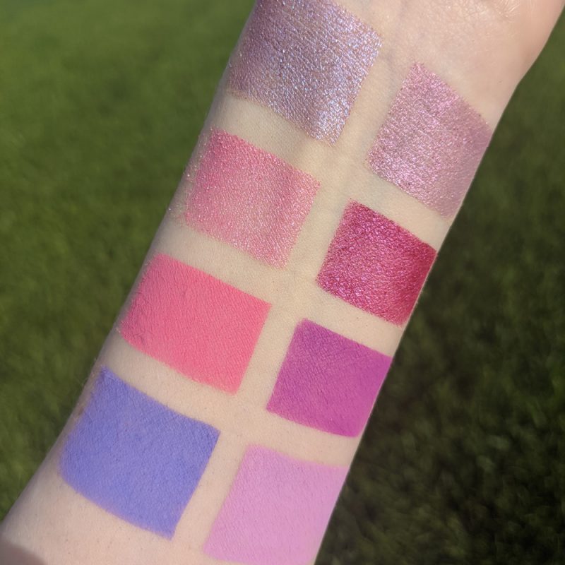 Bh Cosmetics Cotton Candy Palette Swatches Fair Skin