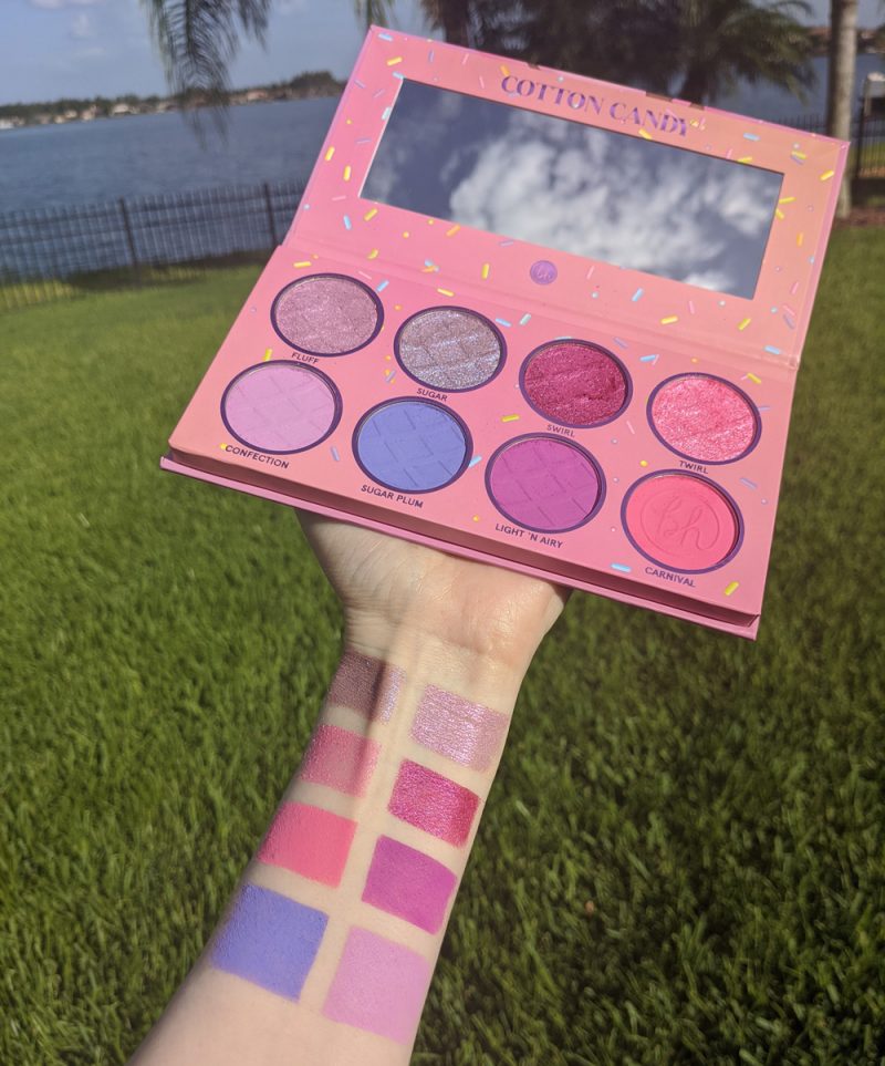 BH Cosmetics Cotton Candy Palette Review, Swatches & Look