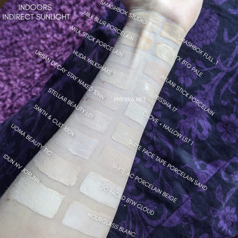 Very Fair Foundation Swatches