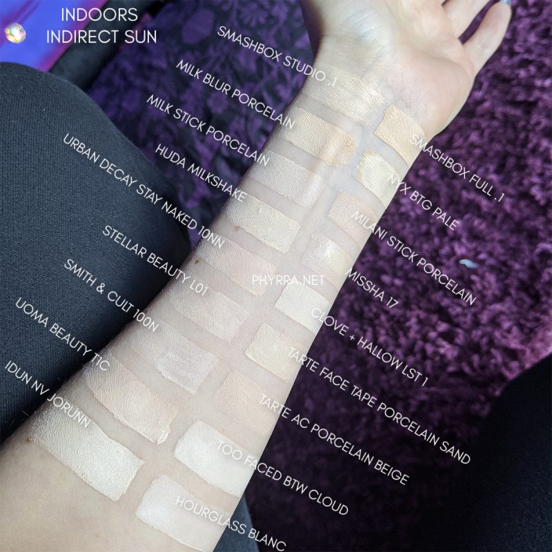 Best Foundation swatches