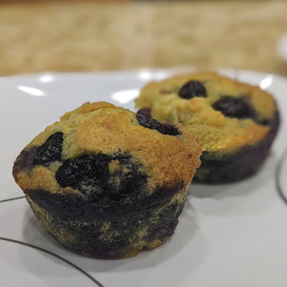 Keto Gluten Free Blueberry Muffins Recipe