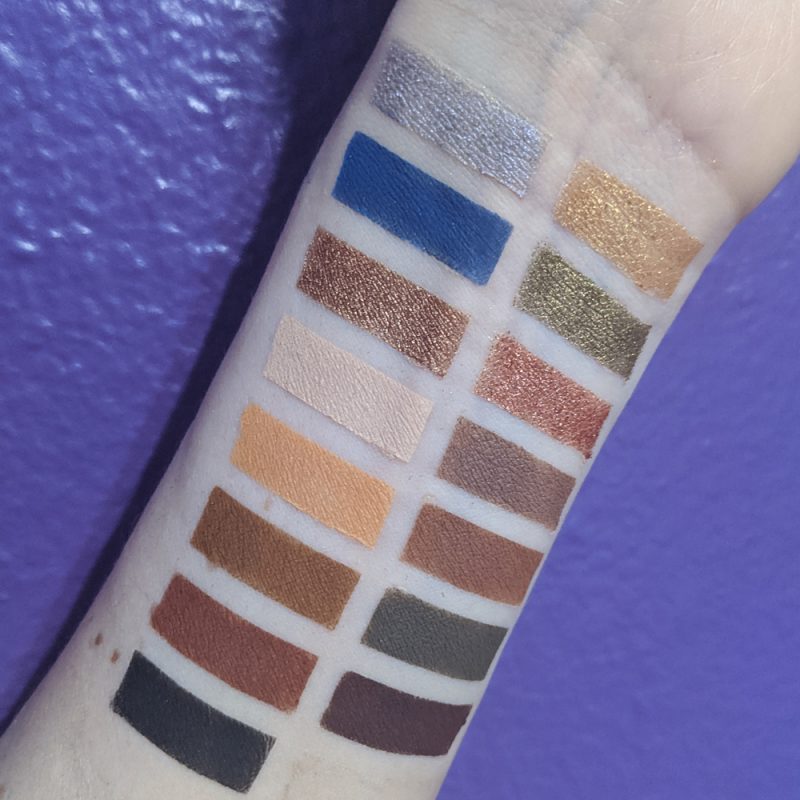 One Size Visionary Palette Swatches