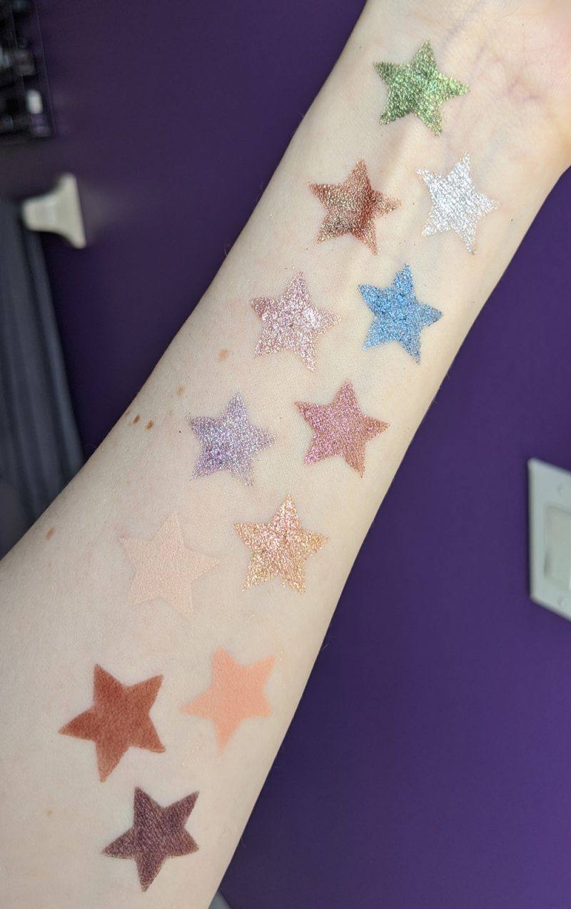 Urban Decay Stoned Vibes Swatches Light Skin