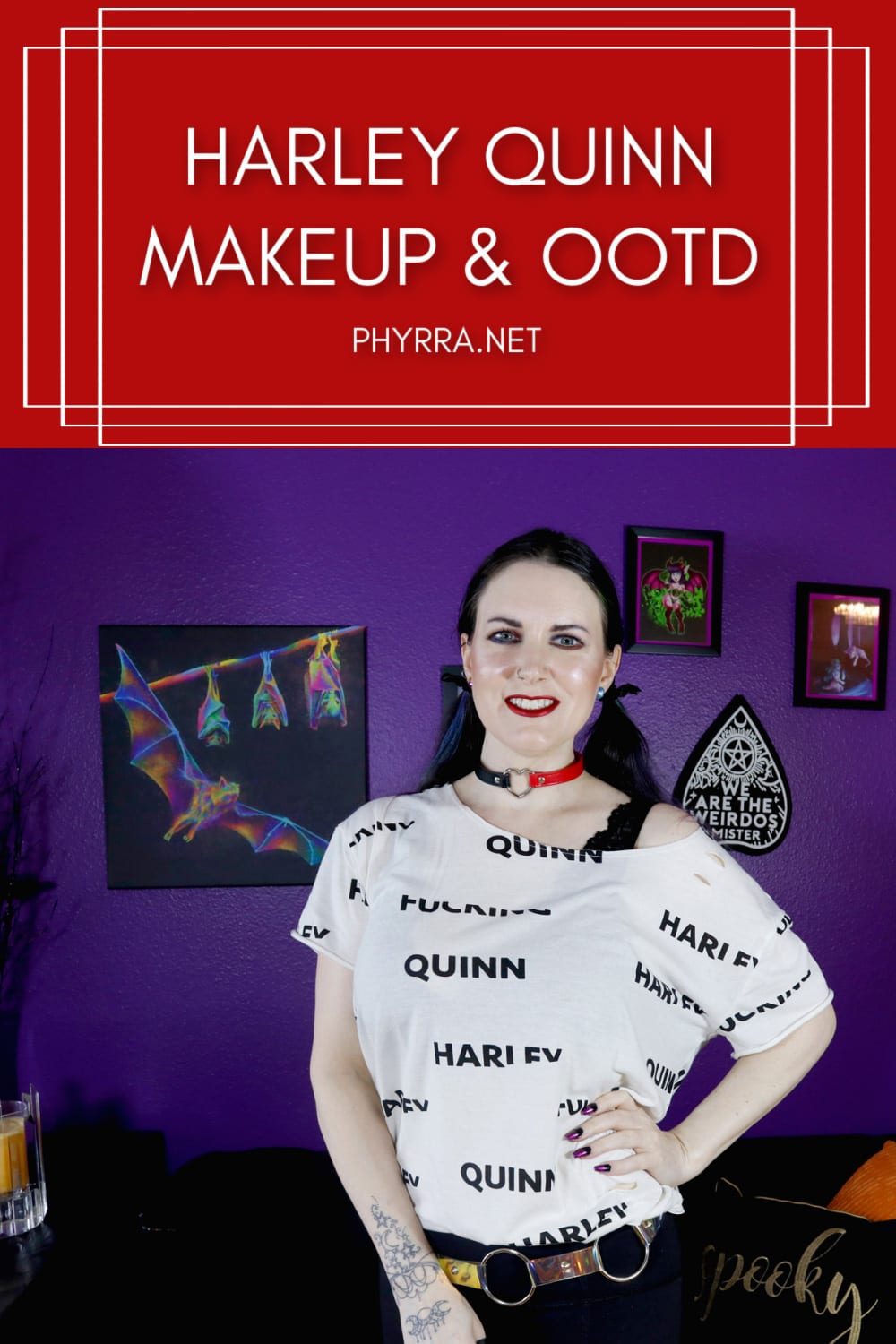 Harley Quinn Inspired Makeup