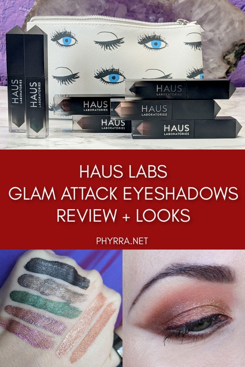 Haus Laboratories Glam Attack Liquid Eyeshadows