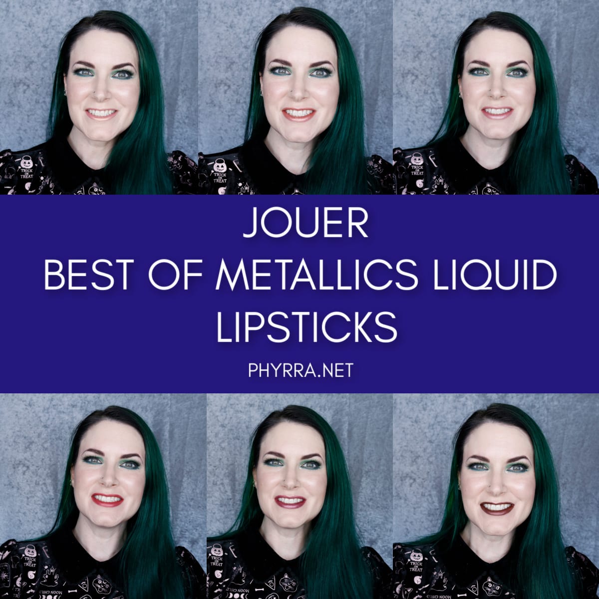 Jouer Metallic Long-Wear Lip Crème Liquid Lipsticks