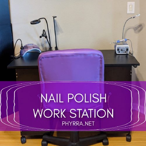 My Nail Polish Work Station