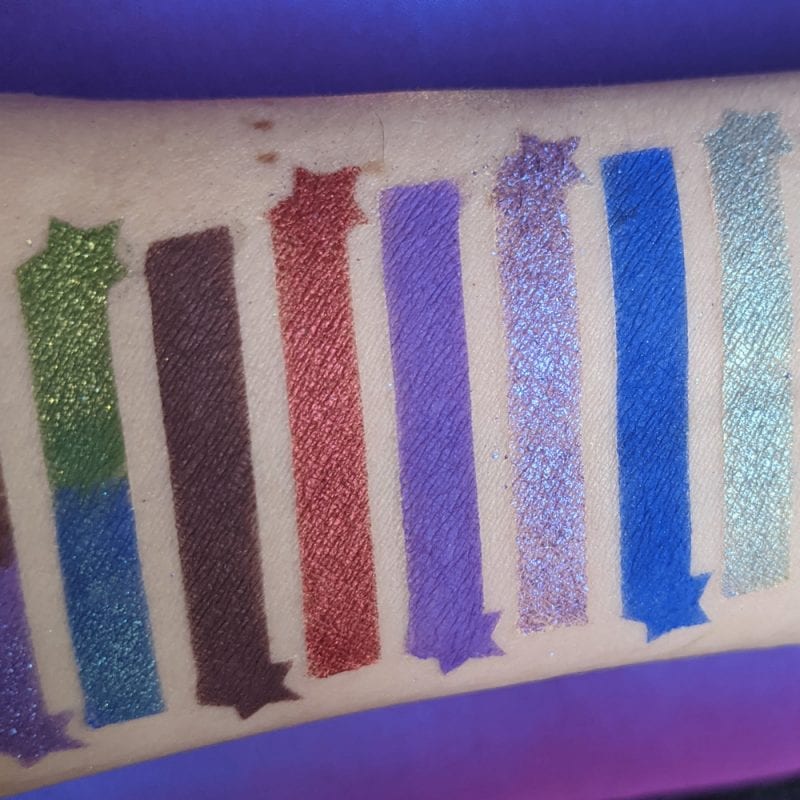 Urban Myth Eyeshadow Swatches