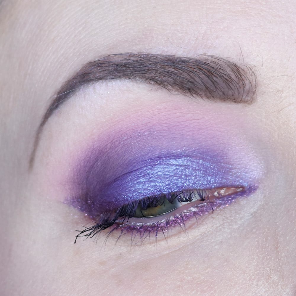 Black Moon Cosmetics Urban Myth Tutorial - Purple Makeup