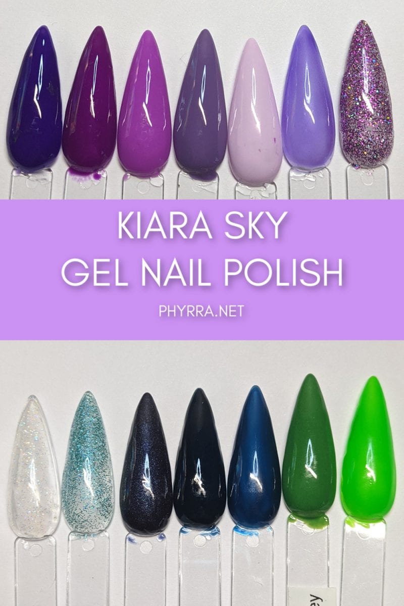 Kiara Sky Gel Nail Polish Swatches