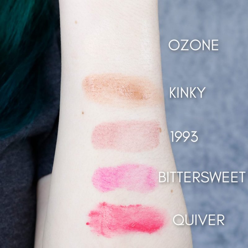 Urban Decay Stay Naked Face and Lip Tints Swatches