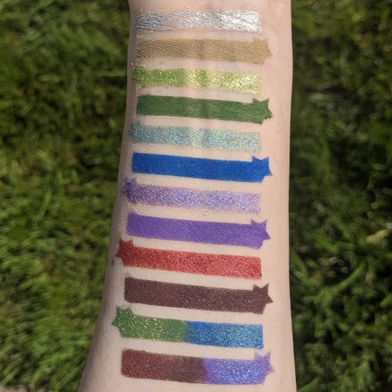 Black Moon Urban Myth Swatches Fair Skin