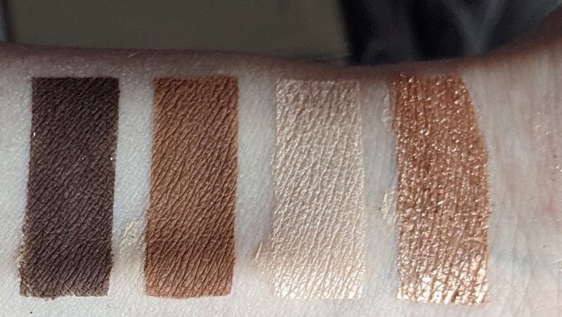 Haus Labs Everyday Four-Way Shadow Palette Swatches