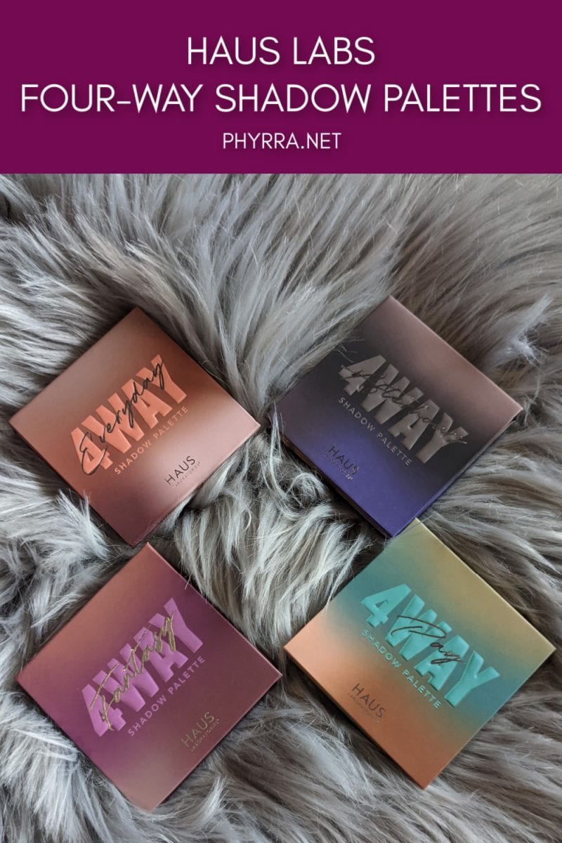 Haus Labs Four-Way Shadow Palettes Review