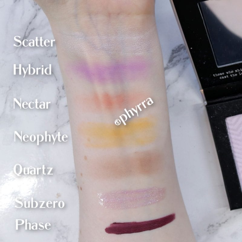 Lethal Cosmetics Blushes Swatches