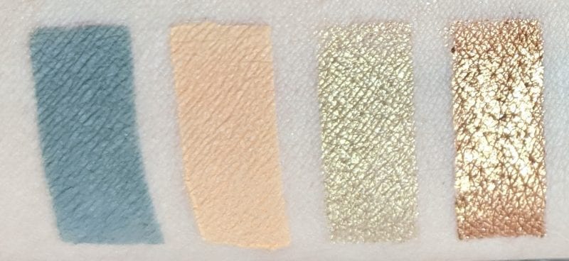 Haus Labs Pay Four-Way Shadow Palette Swatches