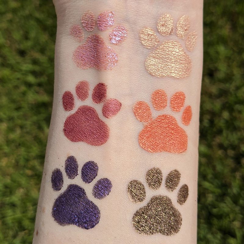Rare Beauty Magnetic Spirit Swatches on Fair Skin