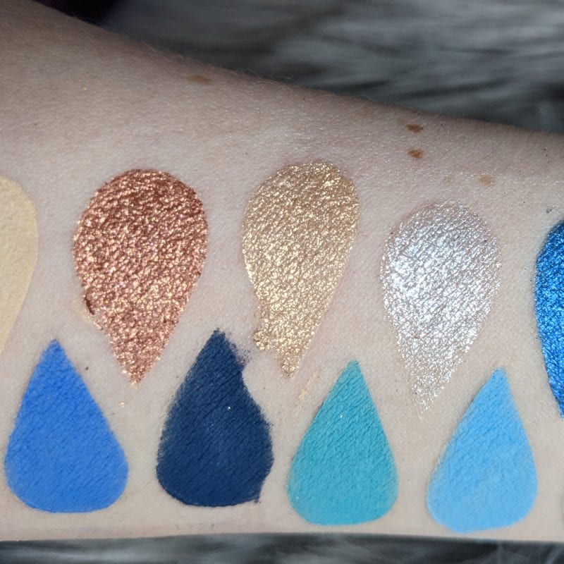 Book of Magic Swatches on Fair Skin