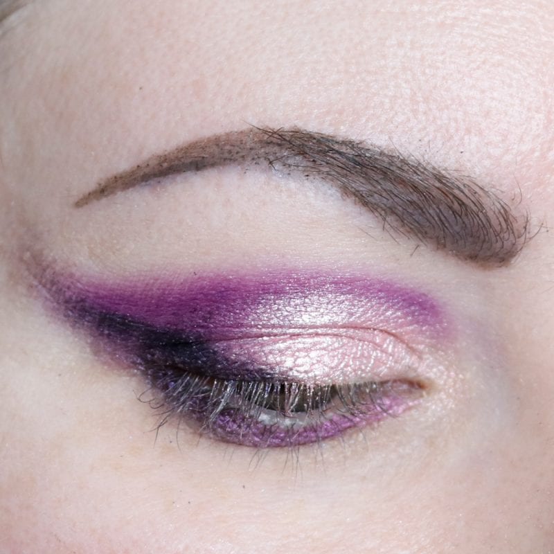 Lime Crime Aura Purple Eyeshadow Look