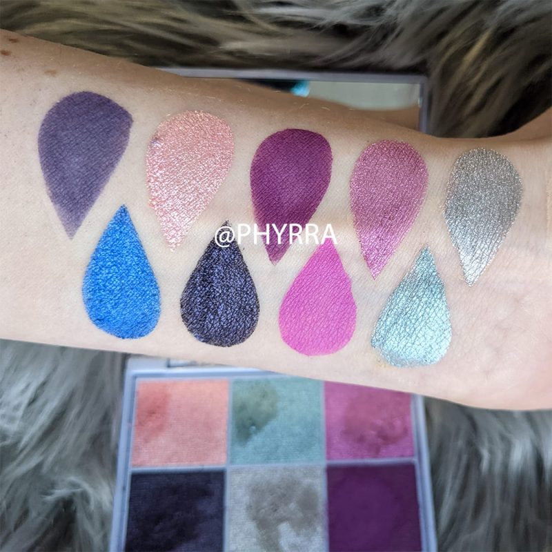 Lime Crime Aura Palette Swatches