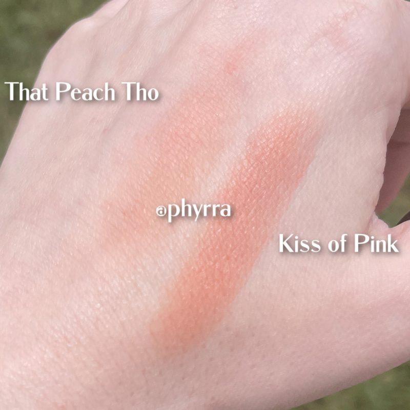 Peach Blush Blonzer Comparison