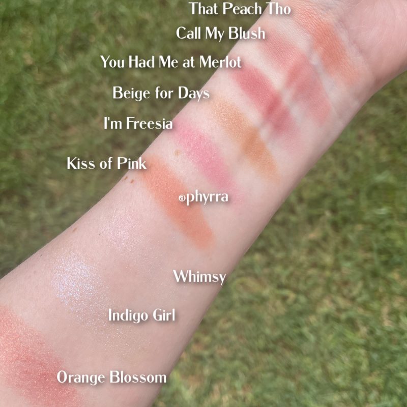 bareMinerals Gen Nude Blonzer Swatch Comparison