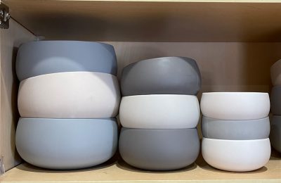 Beso Vida Bowls in the Cabinet