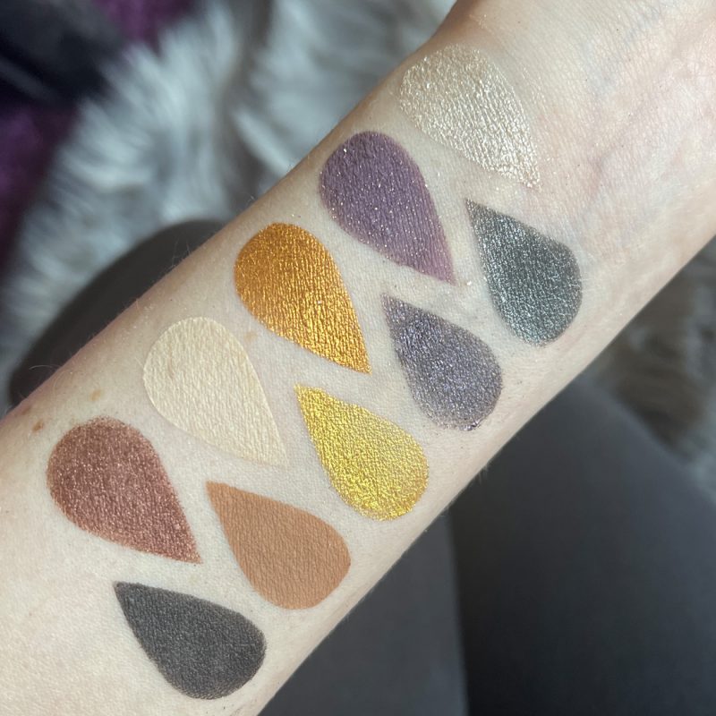 Urban Decay Prince U Got the Look Swatches on Pale Skin